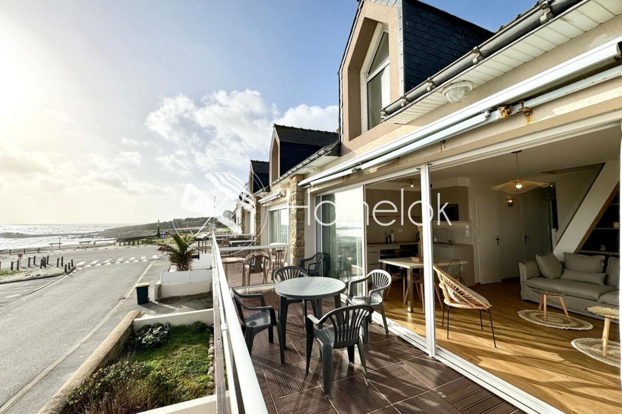 Magnifique ! T3 Les Pieds Dans L'Eau Vue Mer Ploemeur Exterior photo